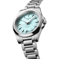 Longines Conquest 34MM Quartz Watch Mint Blue Dial Stainlesss Steel L34604926
