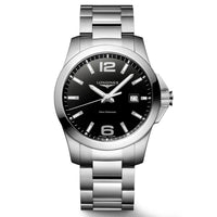 Longines Conquest 41MM Black Dial Watch L37594586