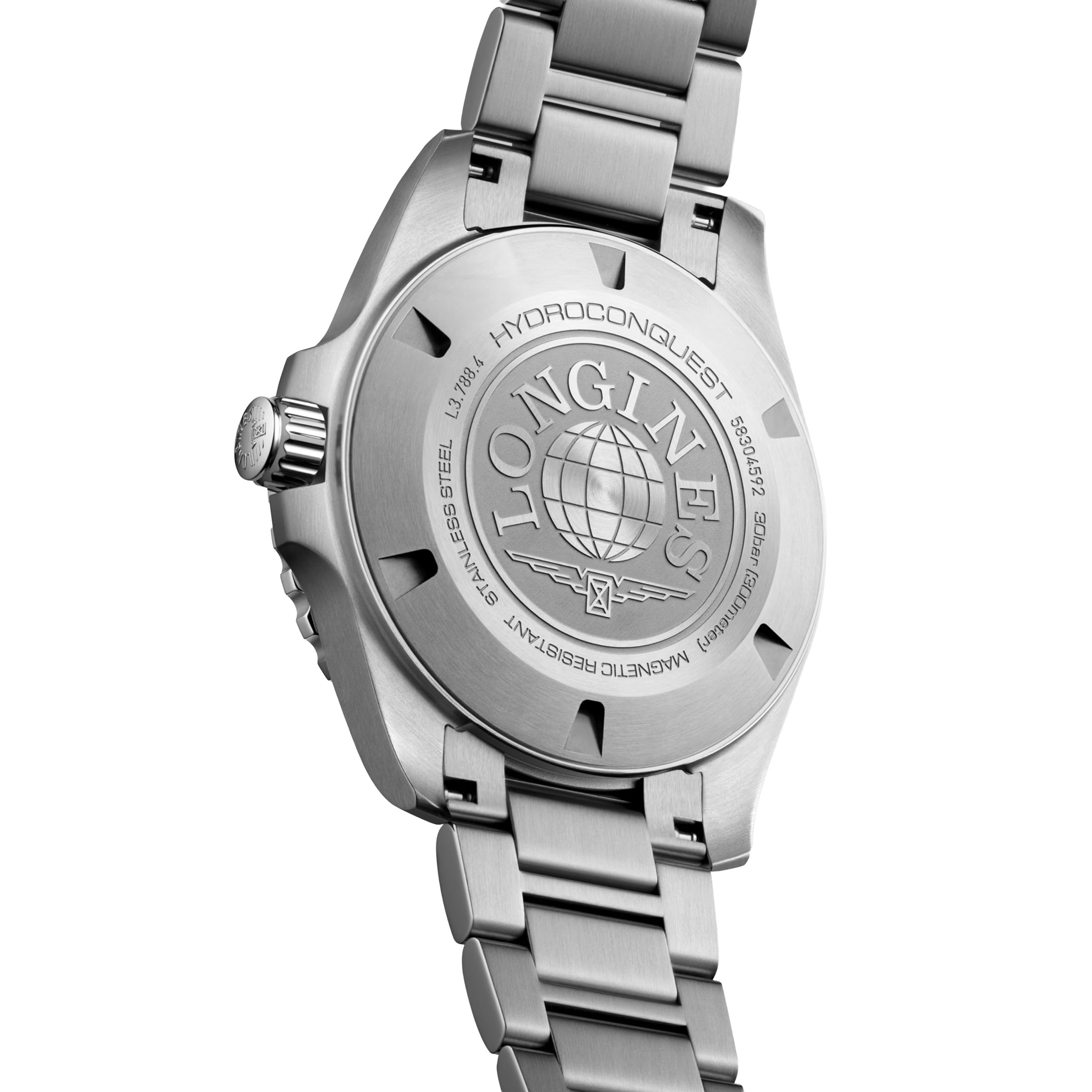 Longines Hydroconquest 42MM Automatic Watch Black Dial Stainless Steel Bracelet L37884566