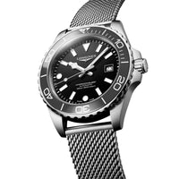 Longines Hydroconquest 42MM Black Dial Grey Ceramic Bezel Automatic Watch L37884706