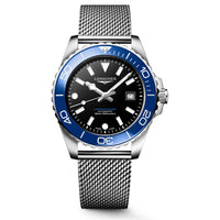 Longines Hydroconquest 42MM Black Dial Blue Bezel Automatic Watch L37884906