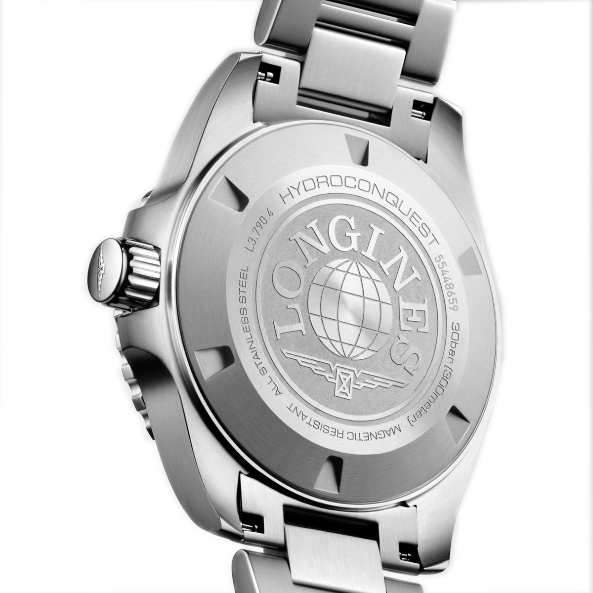 Longines HydroConquest 41MM GMT Black Dial Stainless Steel Watch L37904566