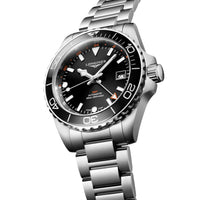 Longines HydroConquest 41MM GMT Black Dial Stainless Steel Watch L37904566