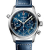 Longines Spirit 42MM Automatic Chronograph Blue Dial Leather Strap Watch L38204930