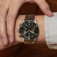 Longines Spirit Flyback 42MM Automatic Watch Chronograph Grey Dial Titanium Bracelet L38211536