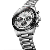 Longines Conquest 42MM Automatic Watch Chronograph Silver Dial Stainless Steel Bracelet L38354726