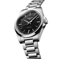 Longines Conquest 41MM  Quartz Black Sadblast Dial Watch L38604526