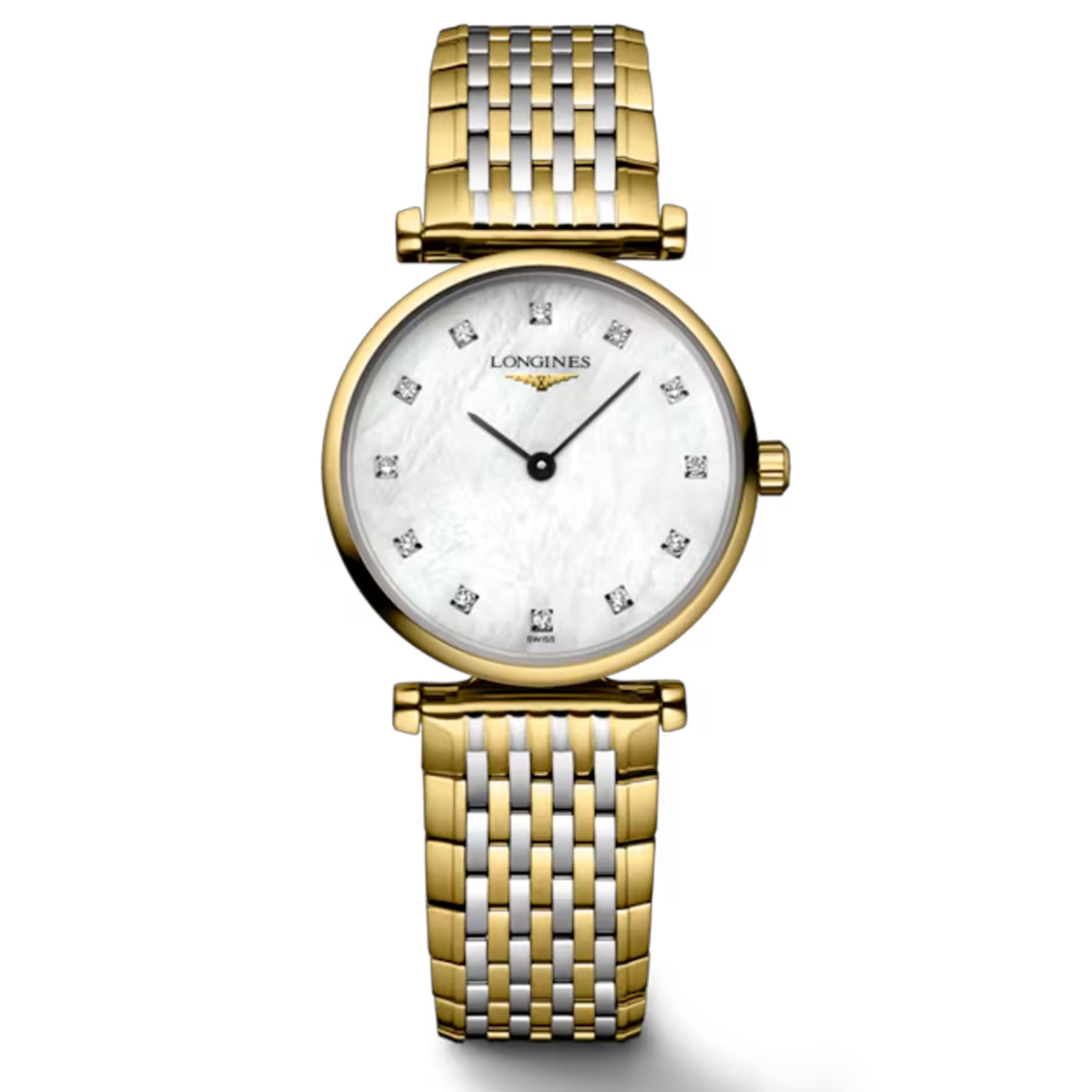 Longines La Grande Classique 24MM Quiartz Mother of Pearl Diamond Watch L4209287D