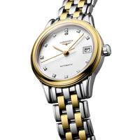 Longines Flagship 26MM Automatic White Dial Two-Tone Watch L42743277