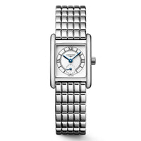 Longines Mini DolceVita Quartz Watch Cosmo Silver Dial Stainless Steel Bracelet L52004756