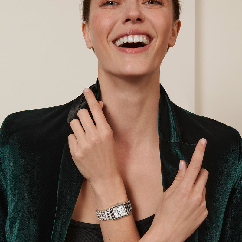 Longines Mini DolceVita Quartz Watch Cosmo Silver Dial Stainless Steel Bracelet L52004756 - NAGI