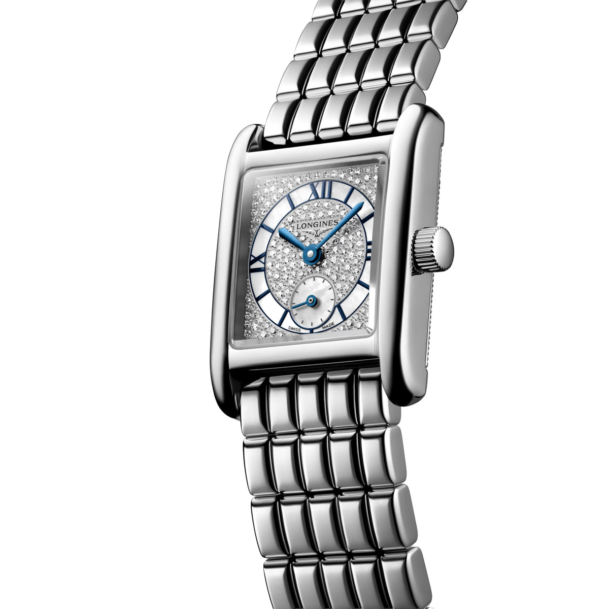 Longines Mini Dolcevita Quartz Watch Diamond Dial Stainless Steel L52004876 - NAGI