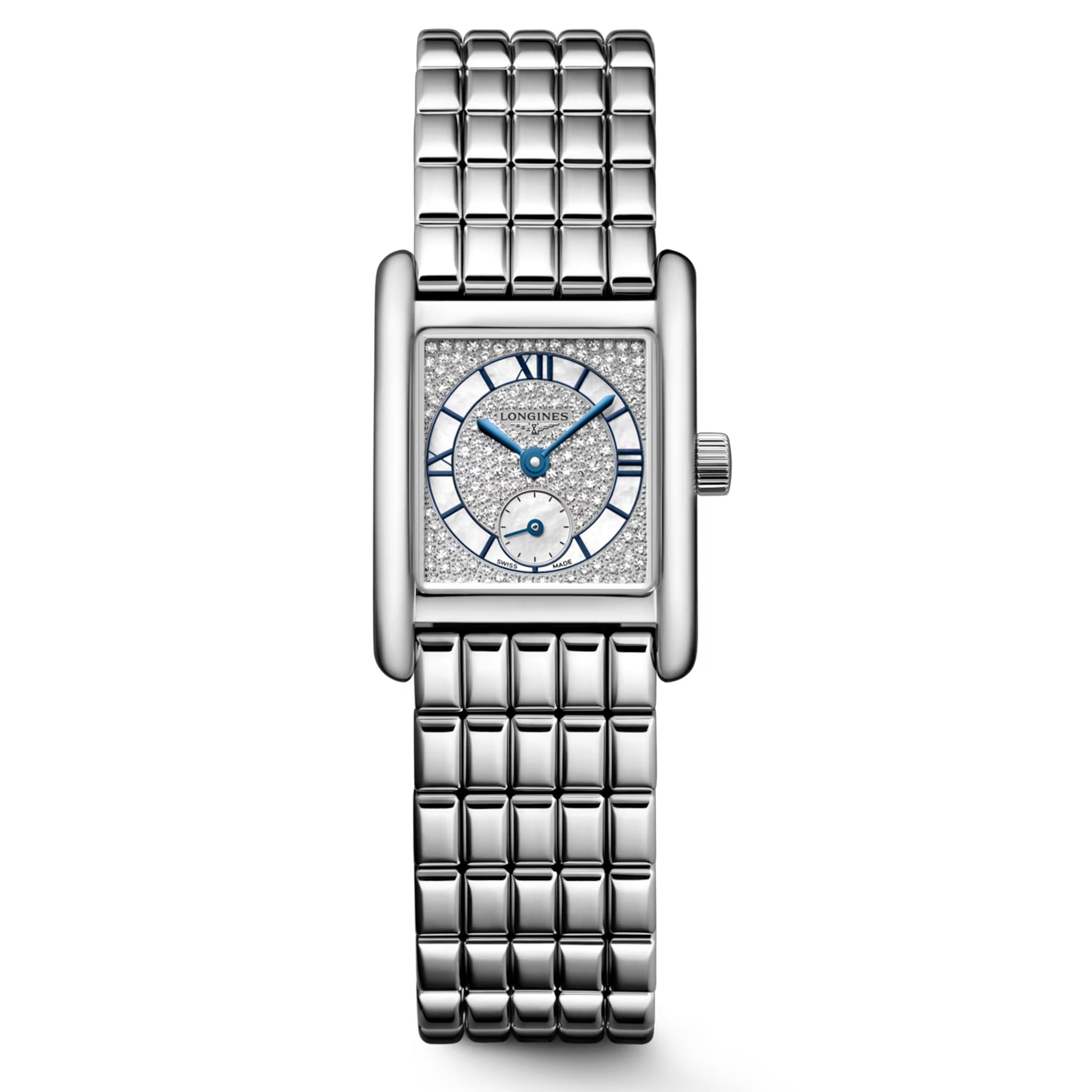 Longines Mini Dolcevita Quartz Watch Diamond Dial Stainless Steel L52004876 - NAGI