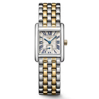 Longines Mini DolceVita Silver Flinque Dial Yellow Steel Watch L52005707