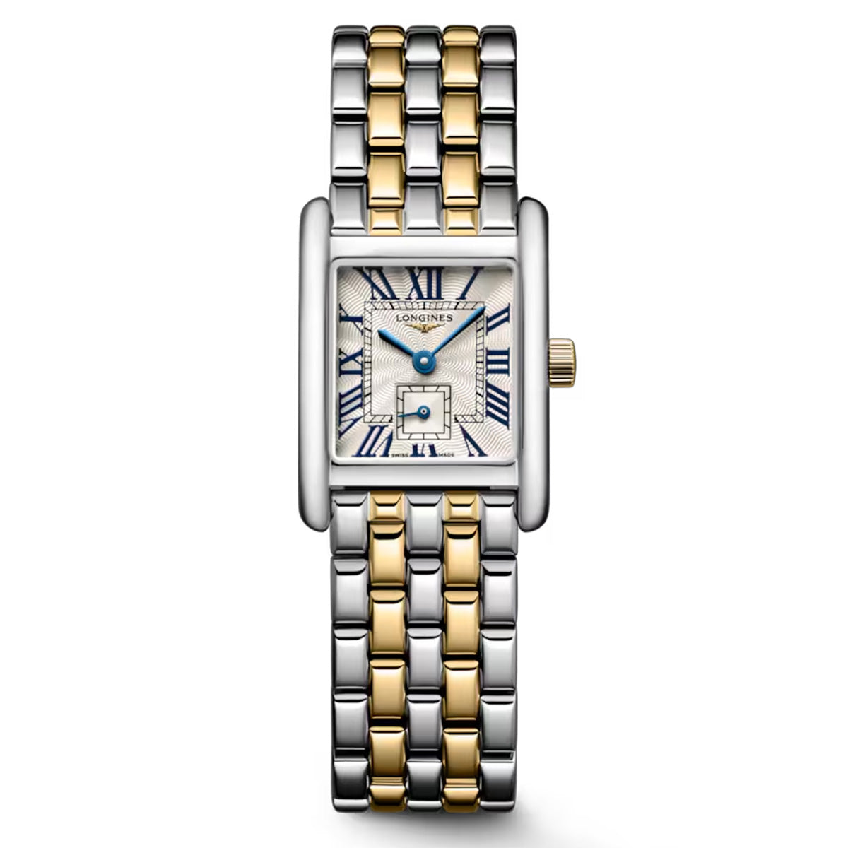Longines Mini DolceVita Silver Flinque Dial Yellow Steel Watch L52005707
