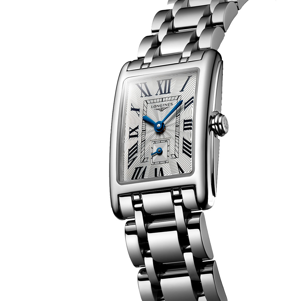 Longines DolceVita Quartz Silver "Flinque" Dial Stainless Steel Watch L52554716 - NAGI