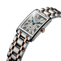 Longines DolceVita Quartz Silver Flinque Dial Rose and Steel Bracelet Watch L52555717