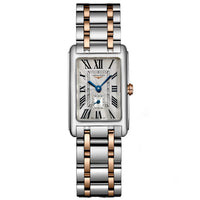 Longines DolceVita Quartz Silver Flinque Dial Rose and Steel Bracelet Watch L52555717