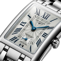 Longines DolceVita Silver "Flinque" Dial Quartz Stainless Steel Watch L55124716