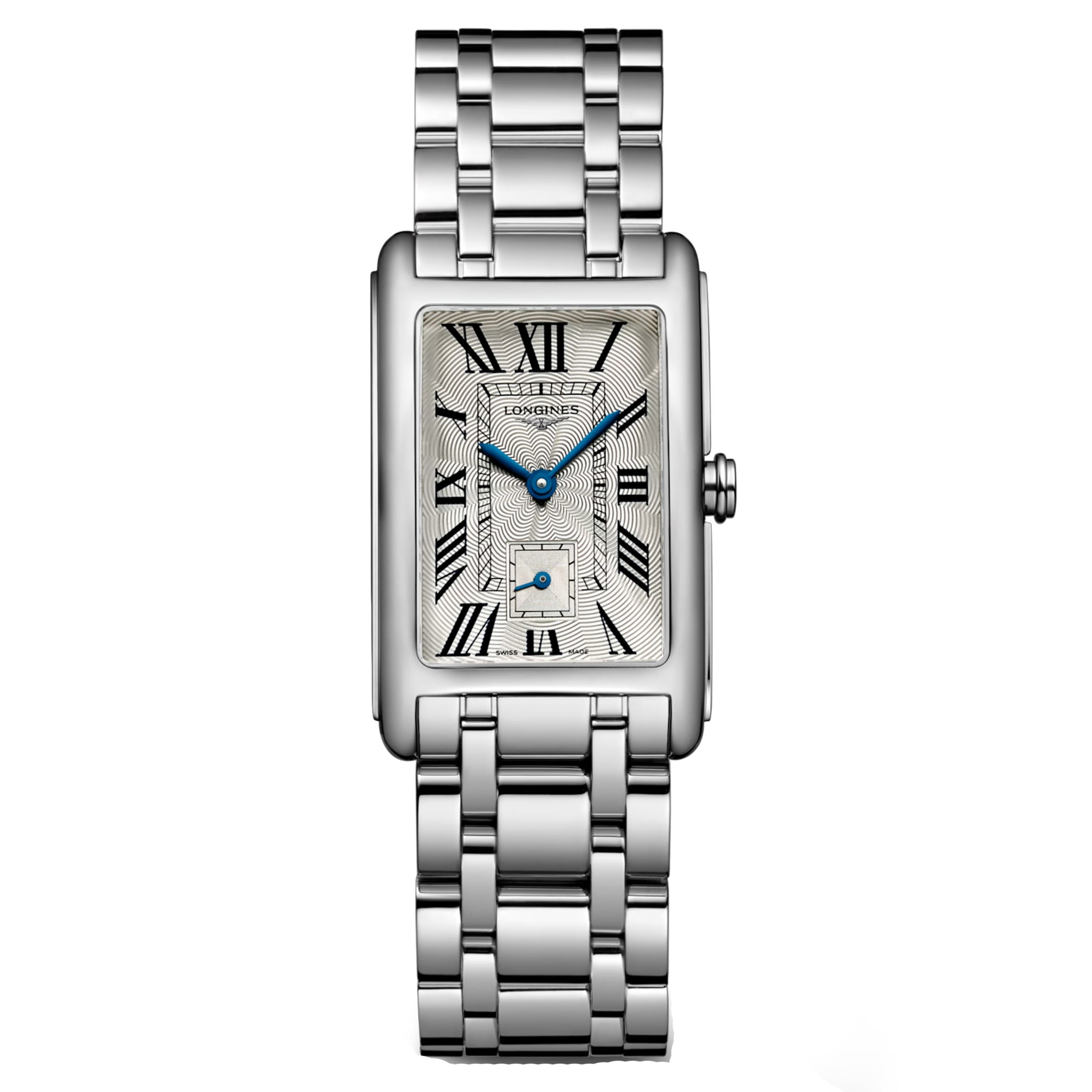 Longines DolceVita Silver "Flinque" Dial Quartz Stainless Steel Watch L55124716