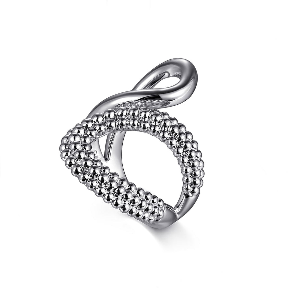 Gabriel & Co. Sterling Silver Bujukan Bypass Ring