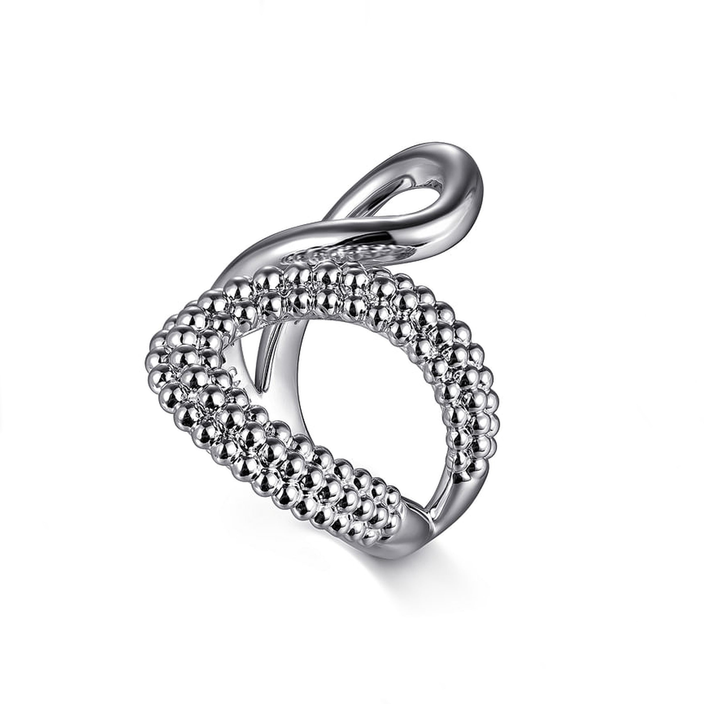 Gabriel & Co. Sterling Silver Bujukan Bypass Ring