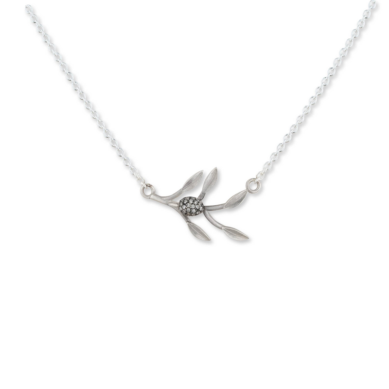 Lika Behar Oxidized Silver & Sterling Silver Diamond Necklace