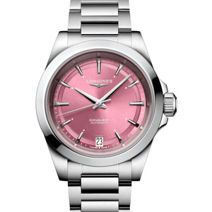 Longines Conquest Pink Women's Watch L3.430.4.99.6 34.00mm