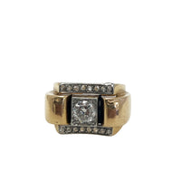 Pre-Owned 18K Yellow Gold Antique Diamond Ring