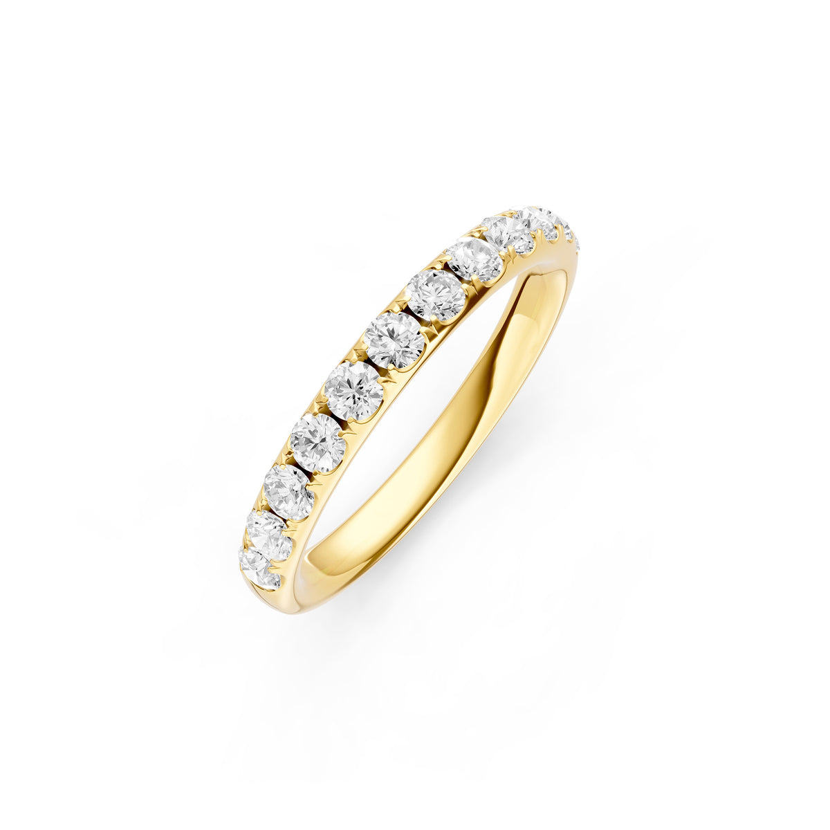 18K Yellow Gold Diamond Band 0.50 Carats - NAGI