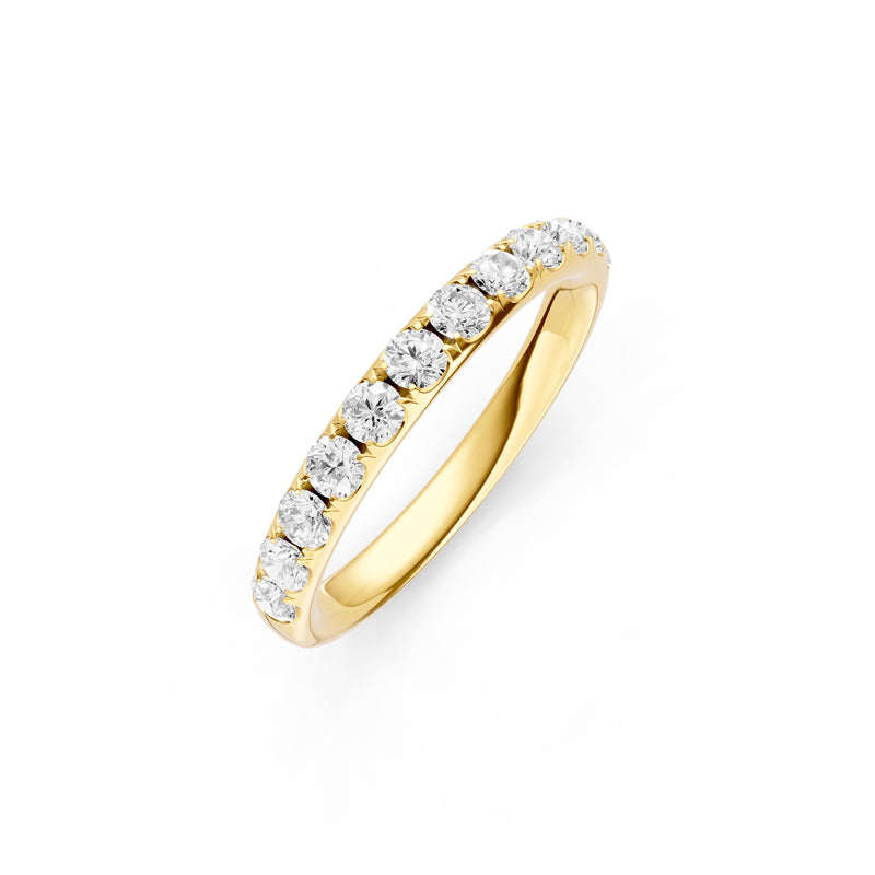 18K Yellow Gold Diamond Band 0.50 Carats - NAGI