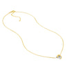 14K Two-Tone Interlocking Circle Necklace