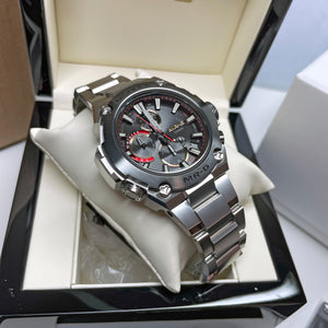 Casio G-Shock MR-G GPS Black Titanium Mid-Size Solar Bluetooth Watch MRGB1000D-1A