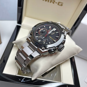 Casio G-Shock MR-G GPS Black Titanium Mid-Size Solar Bluetooth Watch MRGB1000D-1A
