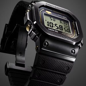 Casio G-SHOCK MRG Fluoro-Rubber Band Kiwami Titanium Square MRGB5000R-1 Watch