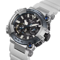 Casio G-Shock Frogman MRG Brinicle White Blue Sapphire Titanium Watch MRGBF1000EB-1A