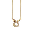 Monica Rich Kosann "Never Fear" Snake Diamond Necklace