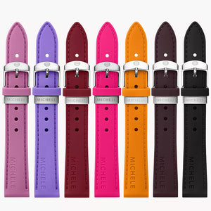 Michele 18mm Silicone Interchangeable Strap Gift Set MS18S03SET Shimmer Garden