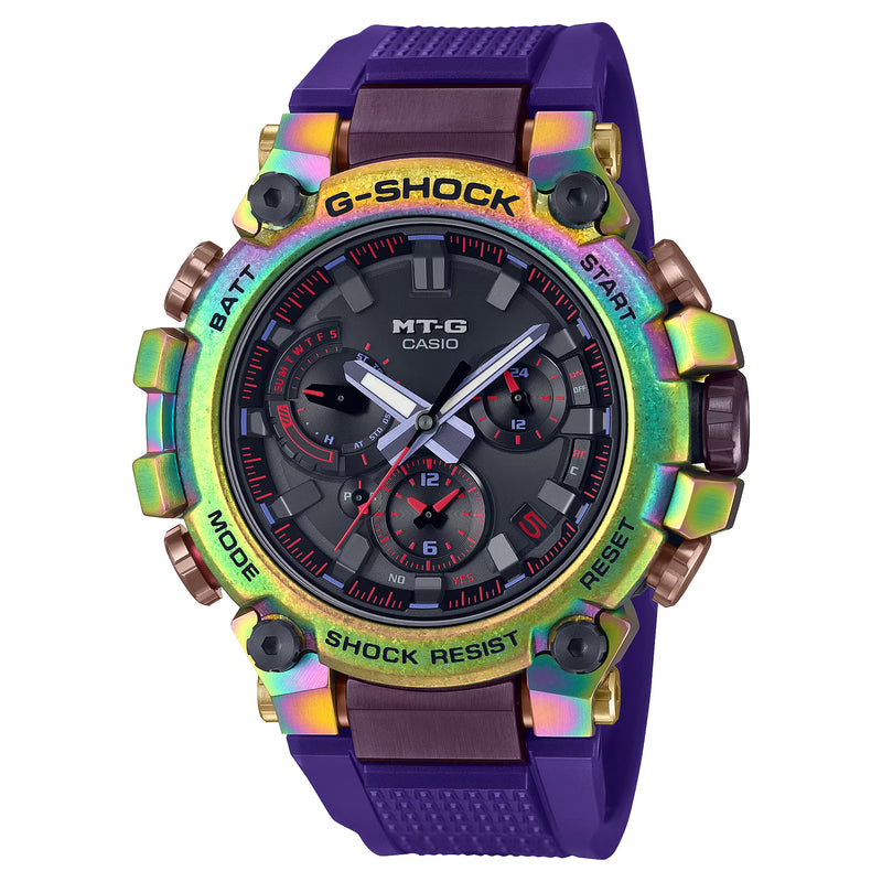Casio G-Shock MTGB3000PRB-1 Aurora Oval Rainbow Purple Limited Edition MTG Watch