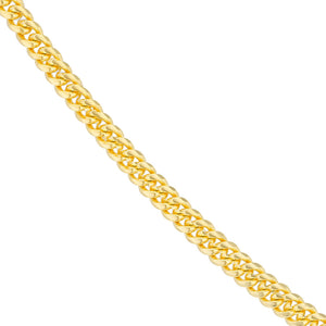 14K Yellow Gold 3.50mm T-Miami Cuban Chain with Lobster Lock