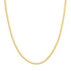 14K Yellow Gold 3.50mm T-Miami Cuban Chain with Lobster Lock