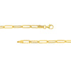 14K Yellow Gold 3.80MM Long Link Chain Necklace