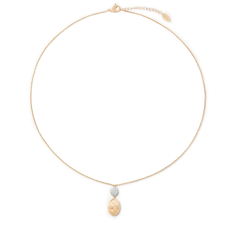 Marco Bicego 18K Yellow Gold & Diamond Pendant Necklace