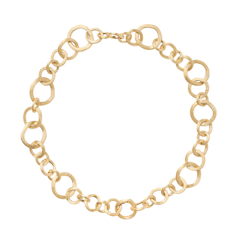 Marco Bicego 18K Yellow Gold Link Collar Jaipur Gold Necklace