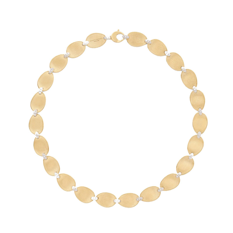 Marco Bicego 18K Yellow Gold Lunaria Collar Necklace with Diamond Accents