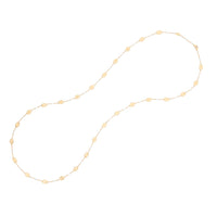 Marco Bicego 18K Yellow Gold Lunaria Diamond Station Necklace