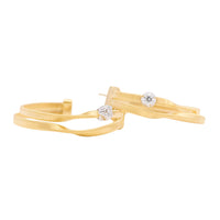Marco Bicego 18K Yellow Gold Marrakech Multi-Strand Diamond Hoop Earrings img2