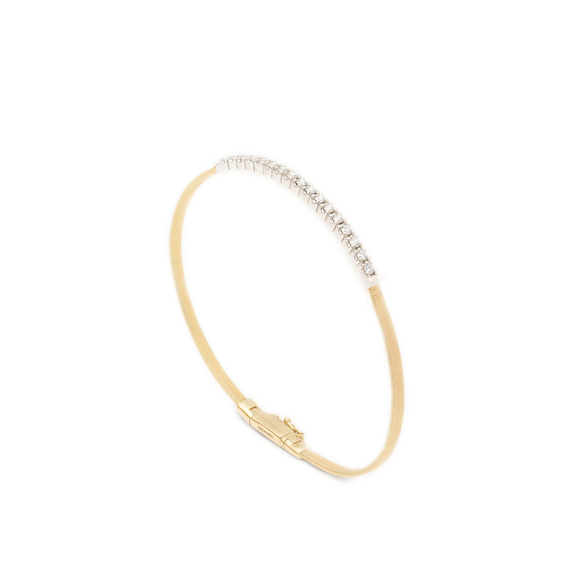 Marco Bicego 18K Yellow Gold Masai Bracelet With Diamond Bar