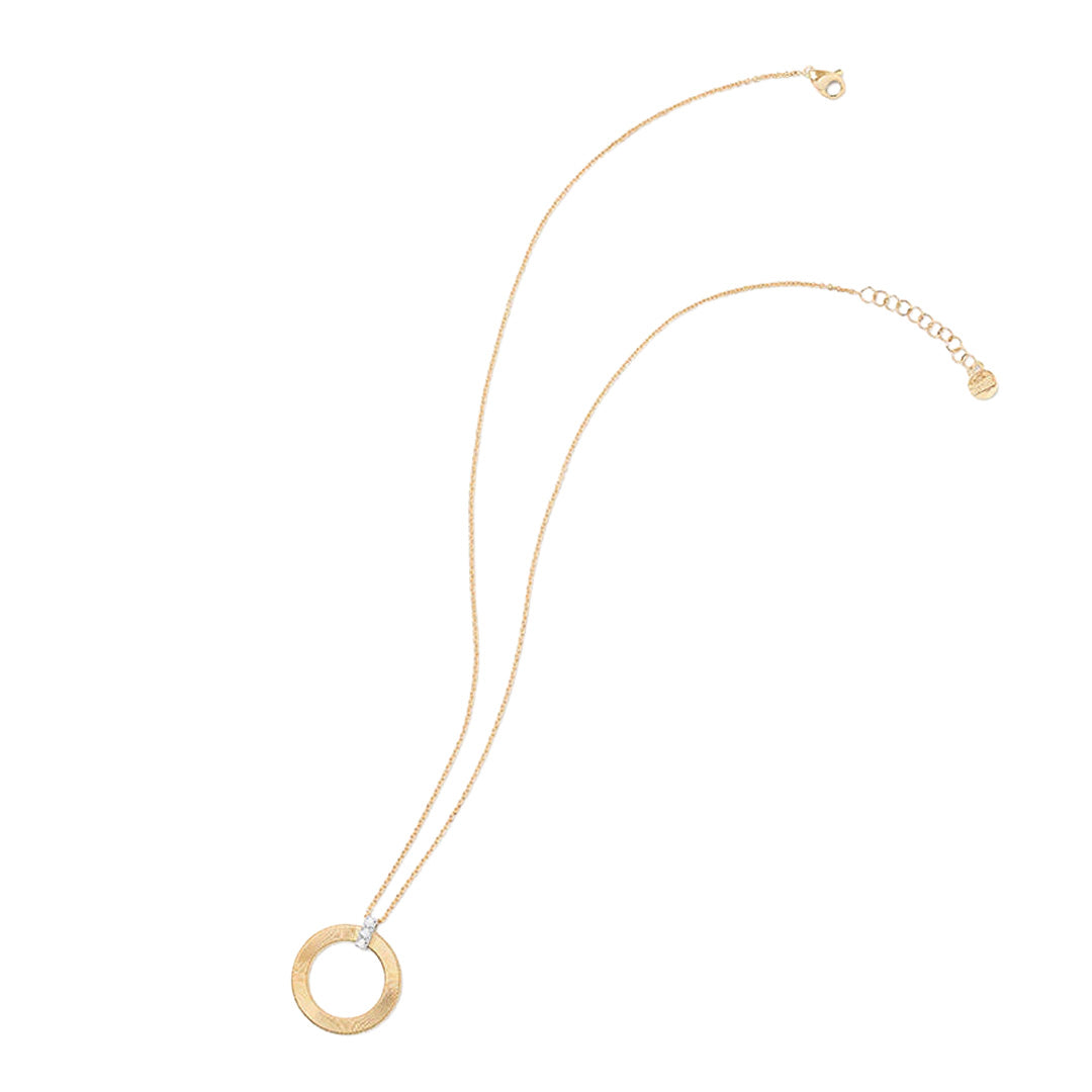 Marco Bicego 18K Yellow Gold Masai CircleDiamond Necklace