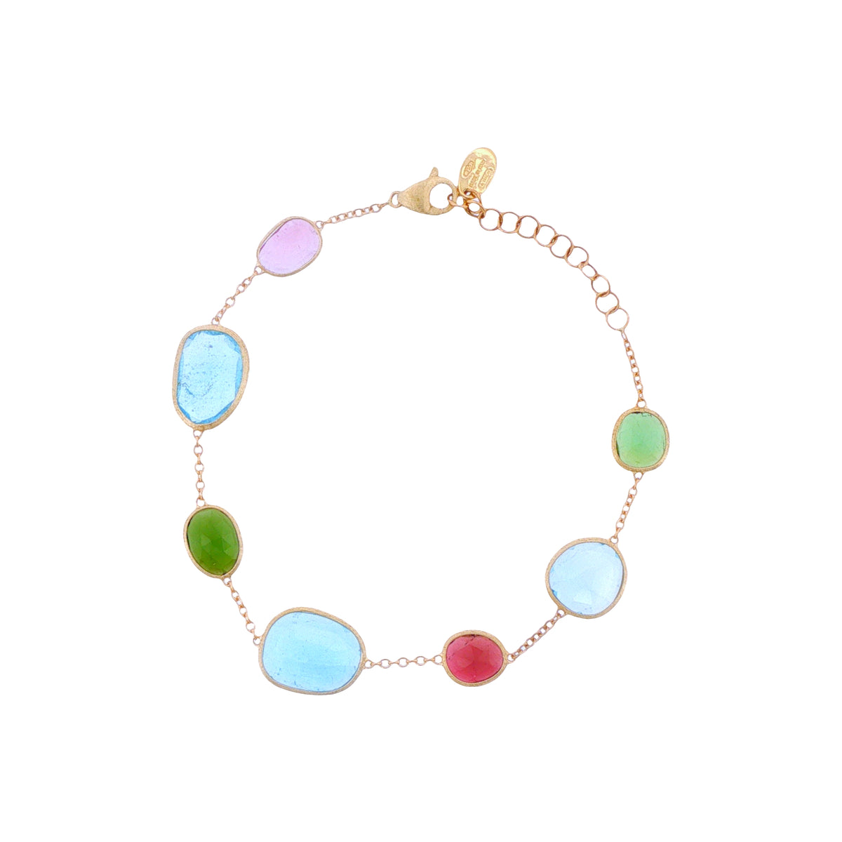 Marco Bicego 18K Yellow Gold Tourmaline & Topaz Bracelet